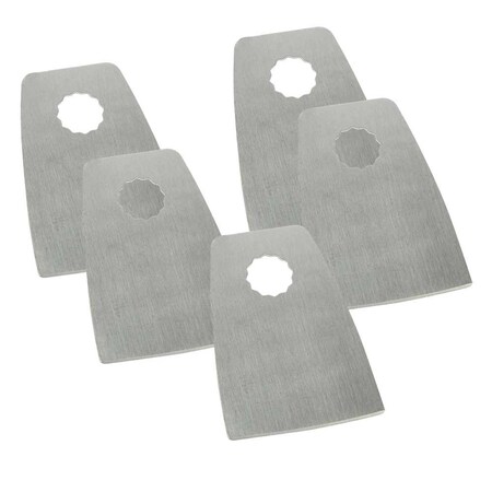 Versa Tool 52mm Flat Cut Stainless Steel Scraper, PK 5 SB5N